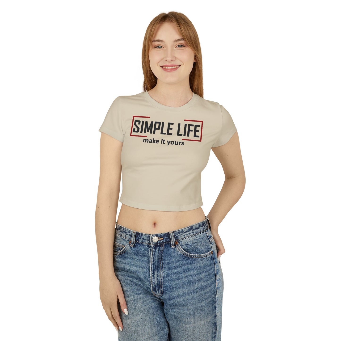 Women's Organic Baby Tee make it yours (light colours)