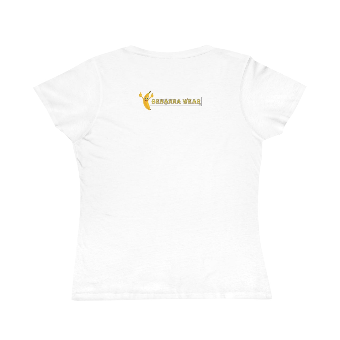 Women's Organic Ribbed T-Shirt enjoy the moment (light colours)