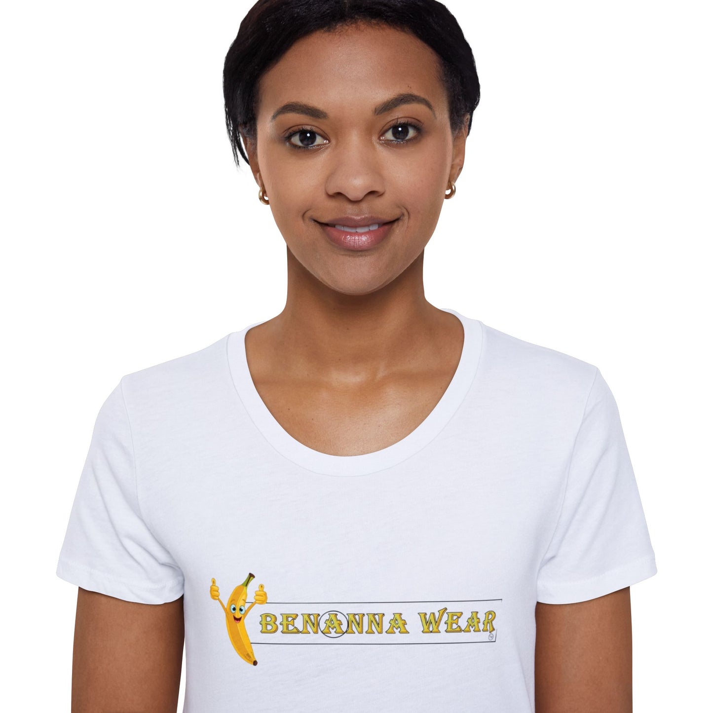 Women's Original BenAnna Wear Organic Short Sleeve T-Shirt (salt colour)