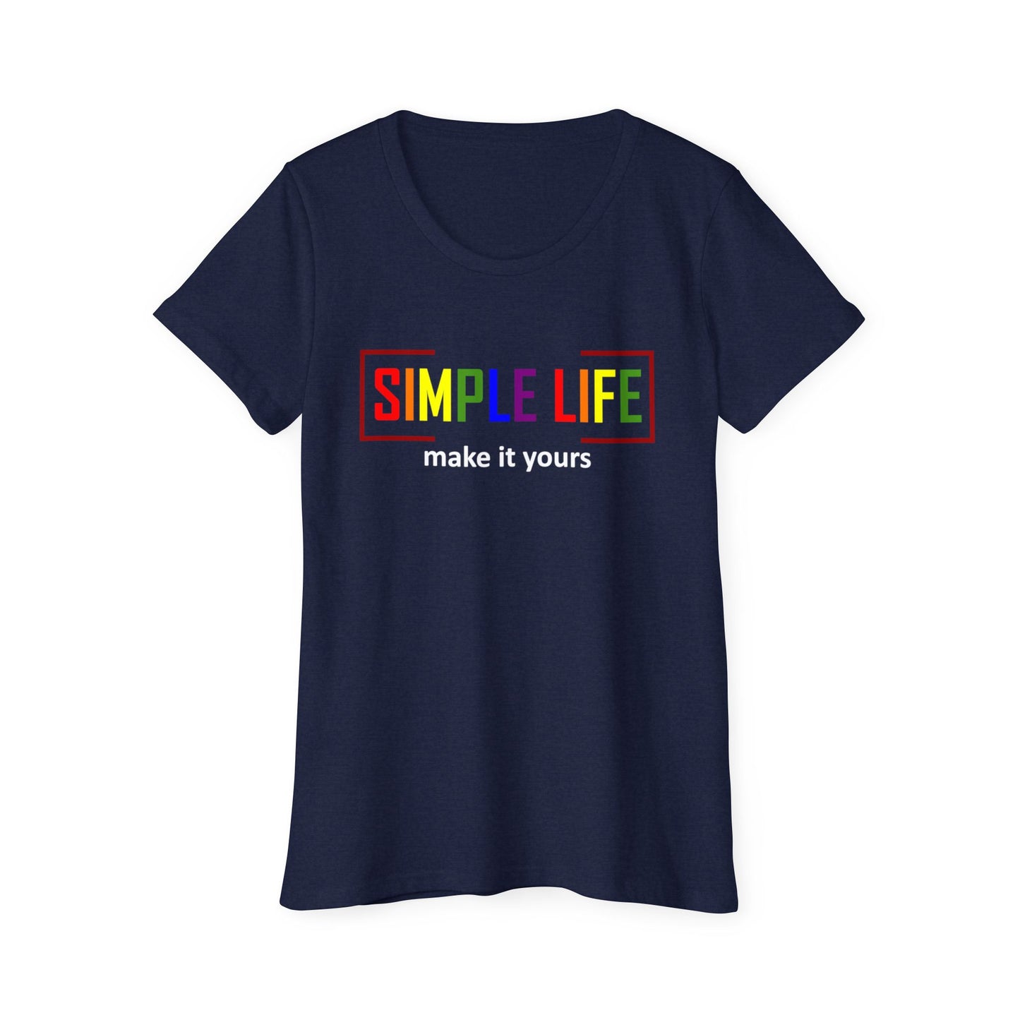 Women's Organic Short Sleeve LGBTQ+ T-Shirt (dark colours)