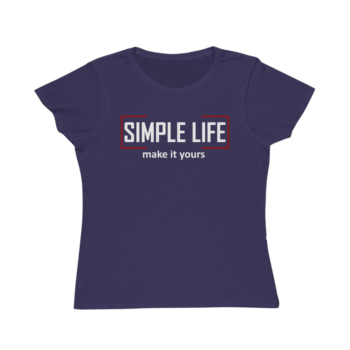 Women's Organic Ribbed T-Shirt make it yours (dark colours)