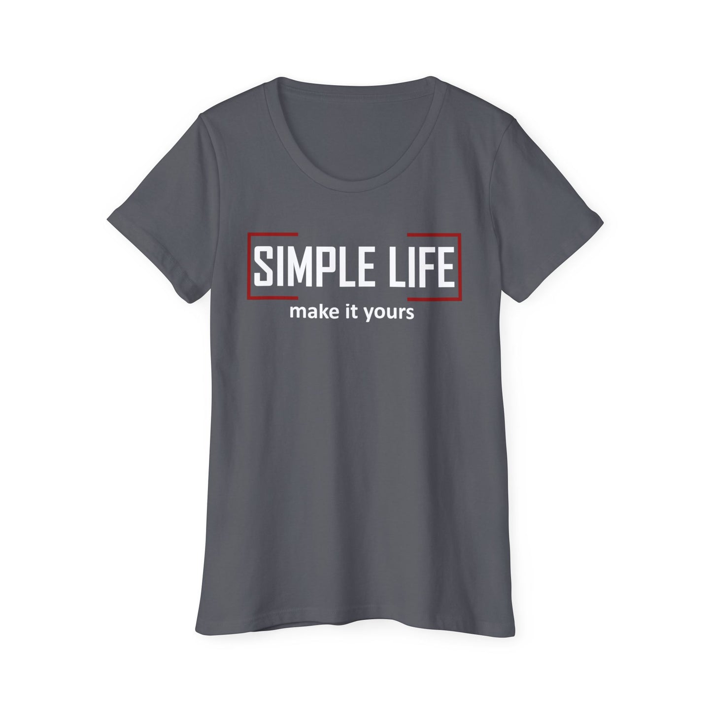 Women's Organic Short Sleeve T-Shirt make it yours (dark colours)