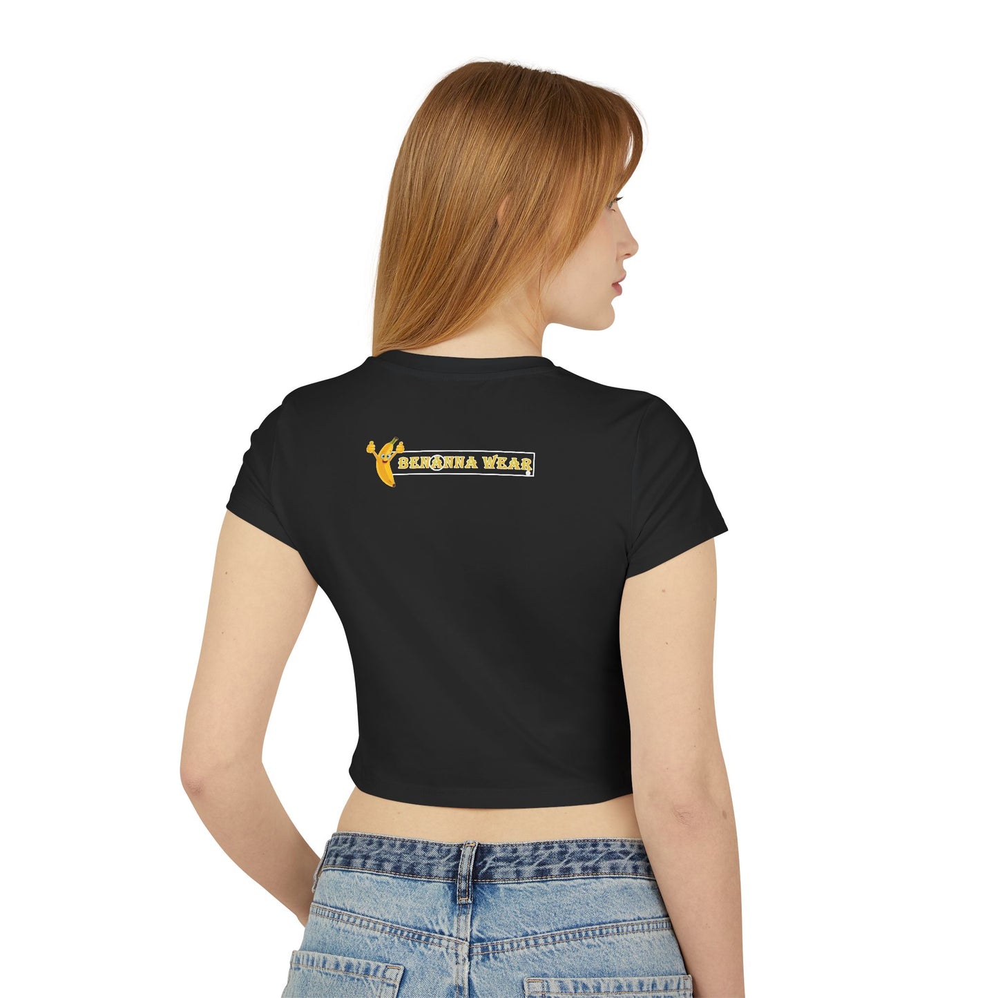 Women's LGBTQ+ Baby Tee don't just dream it (black)