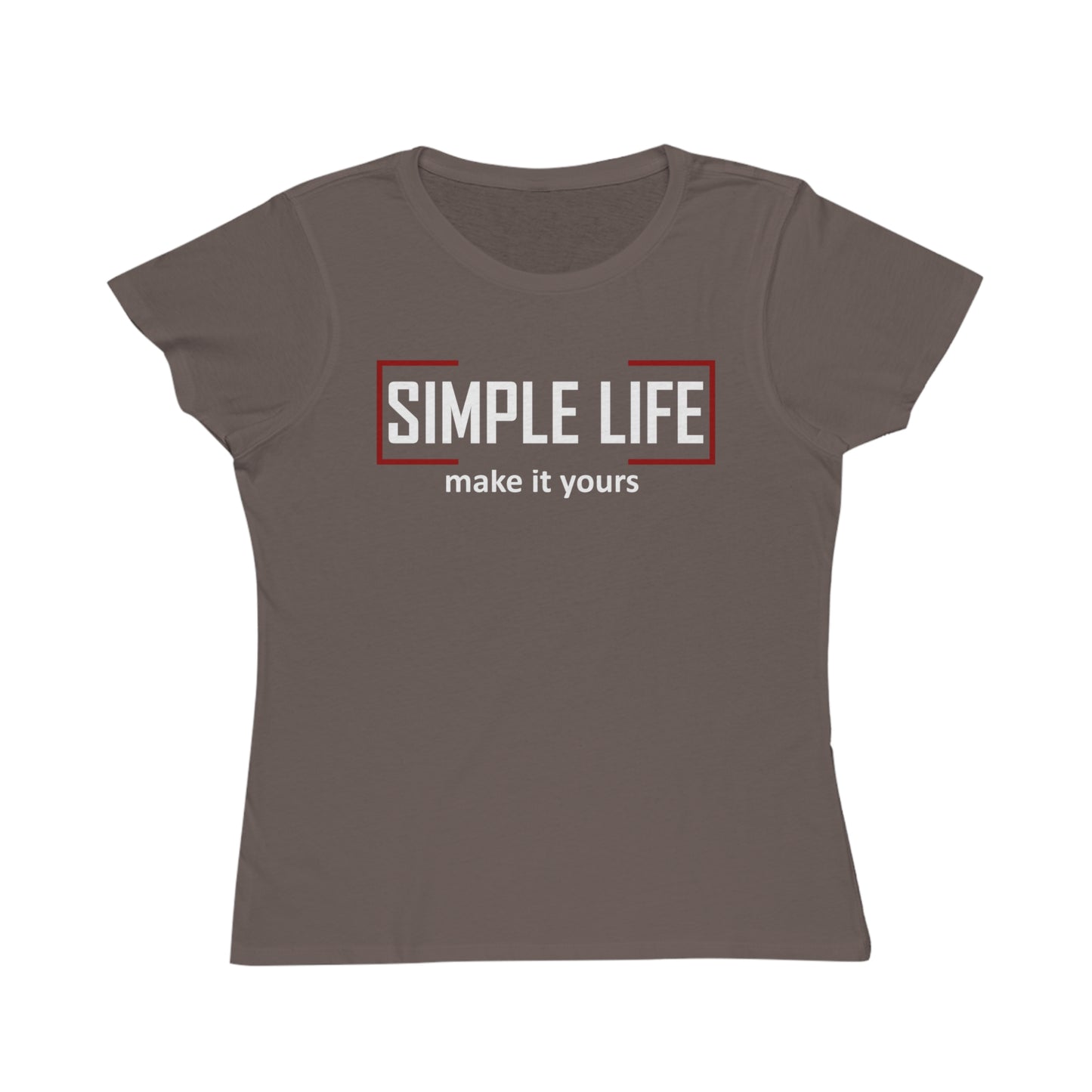 Women's Organic Ribbed T-Shirt make it yours (dark colours)