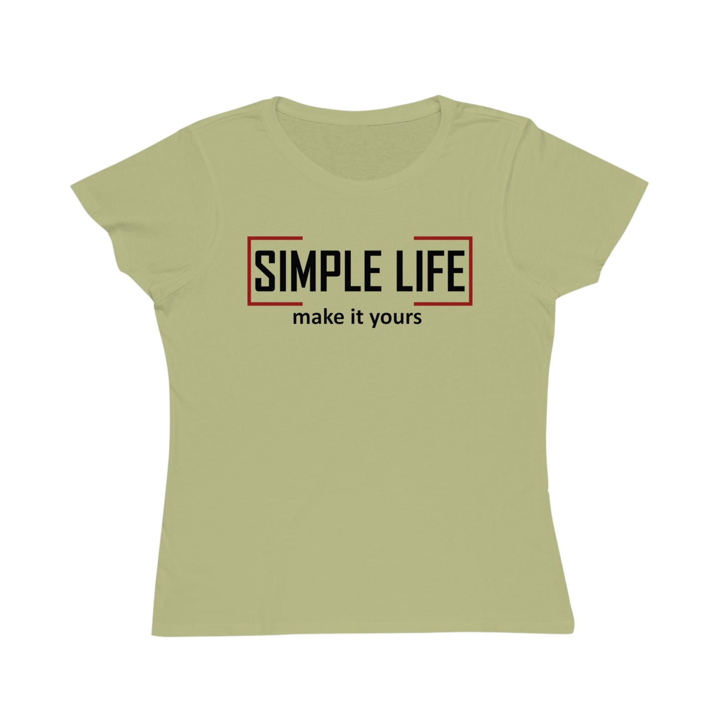 Women's Organic Ribbed T-Shirt (light colours)