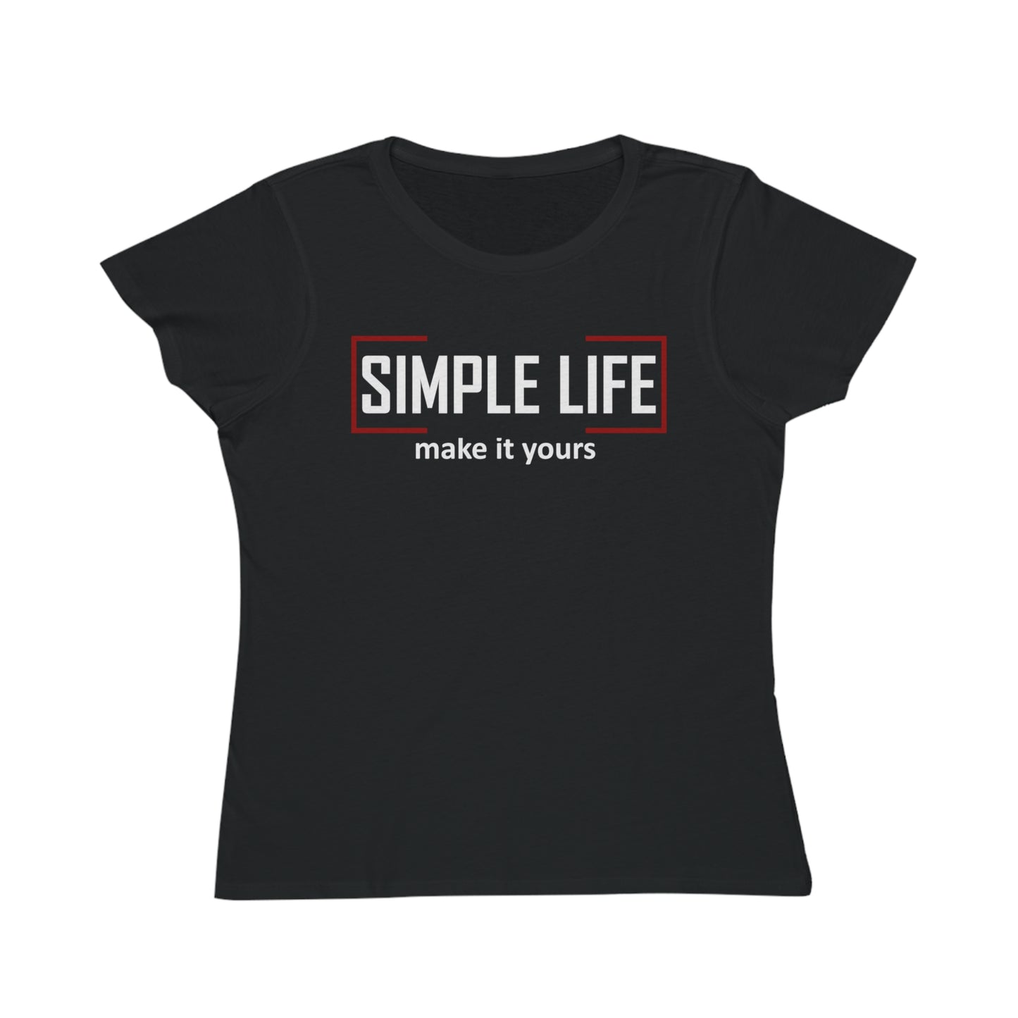 Women's Organic Ribbed T-Shirt make it yours (dark colours)
