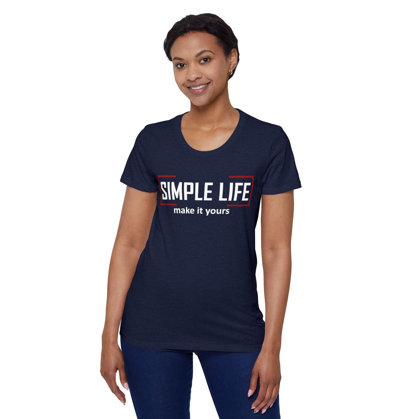 Women's Organic Short Sleeve T-Shirt make it yours (dark colours)