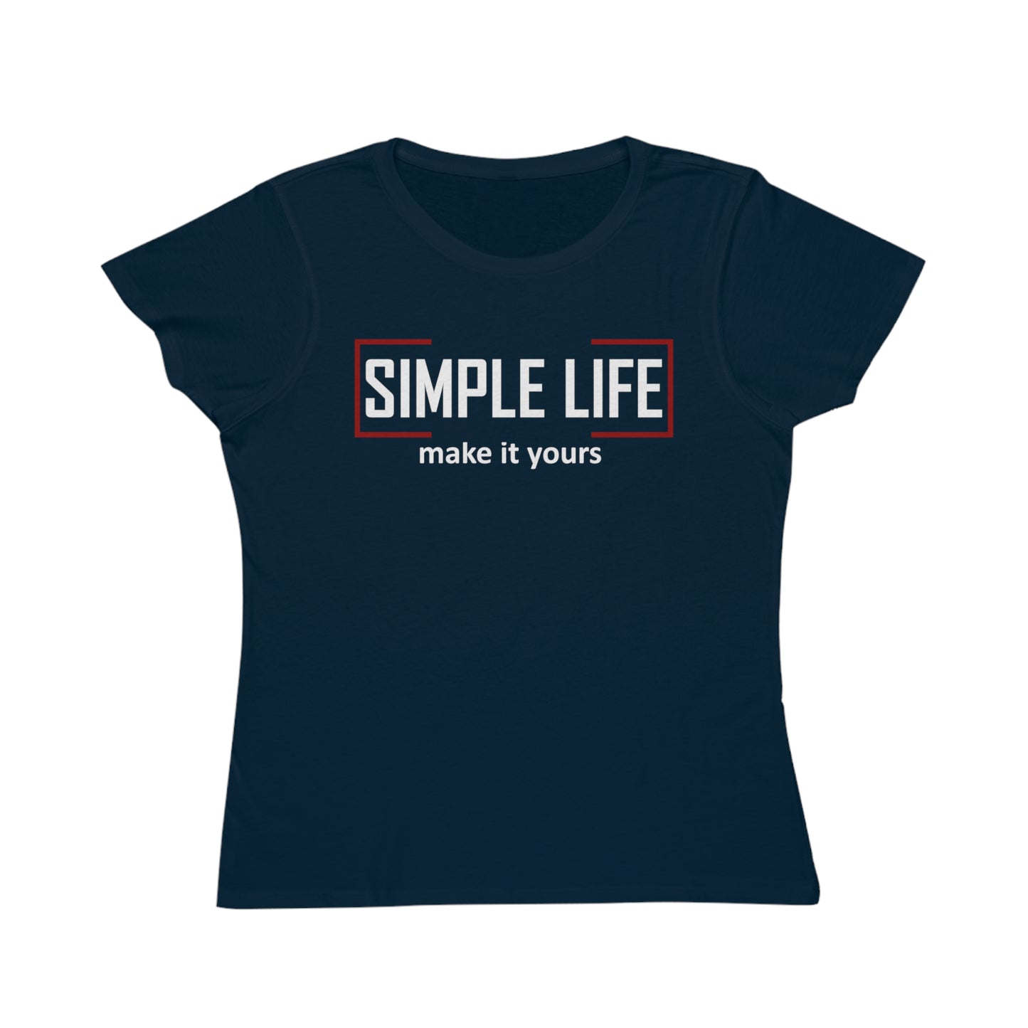 Women's Organic Ribbed T-Shirt make it yours (dark colours)