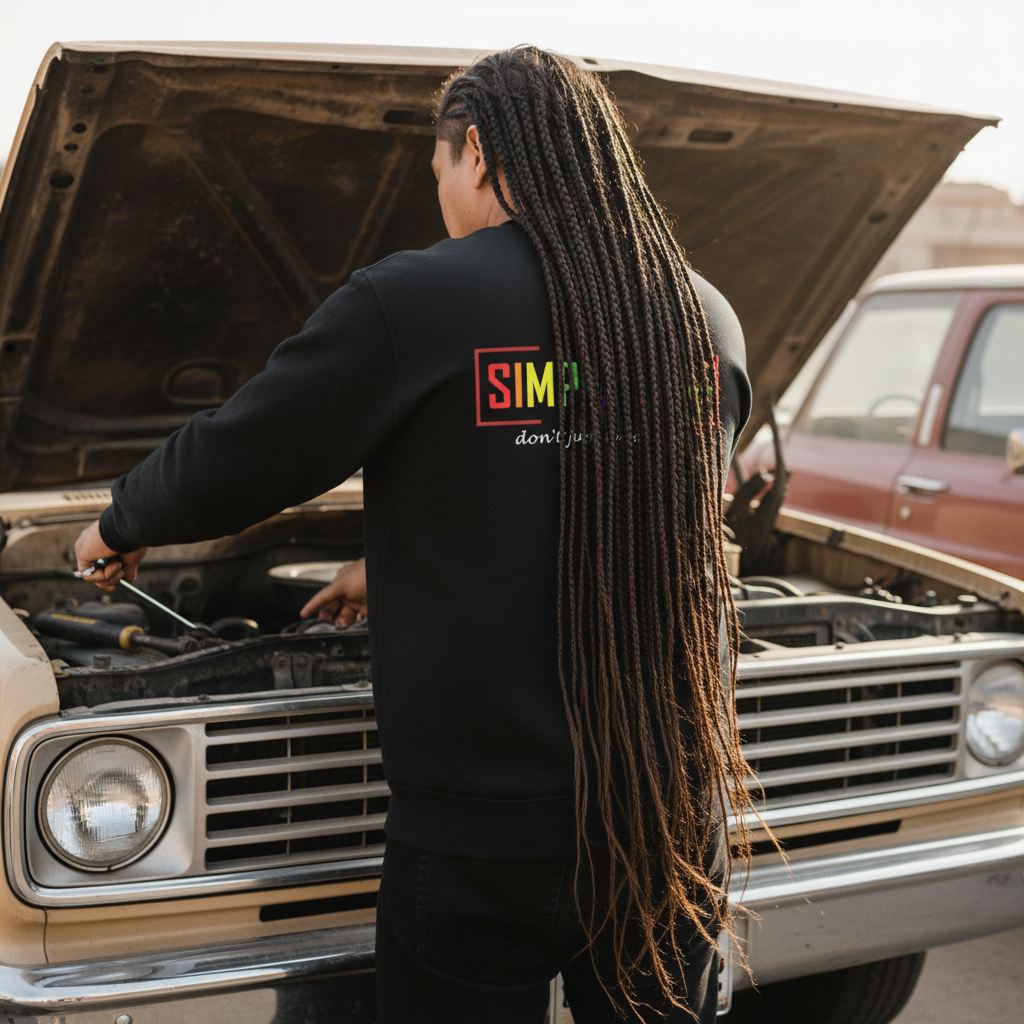 Men's Organic Mid-Weight LGBTQ+ Sweatshirt don't just dream it (dark colours)