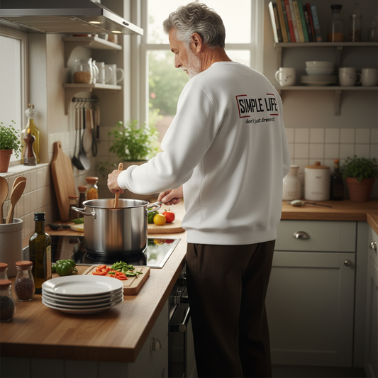 Men's Organic Mid-Weight Sweatshirt don't just dream it (light colours)