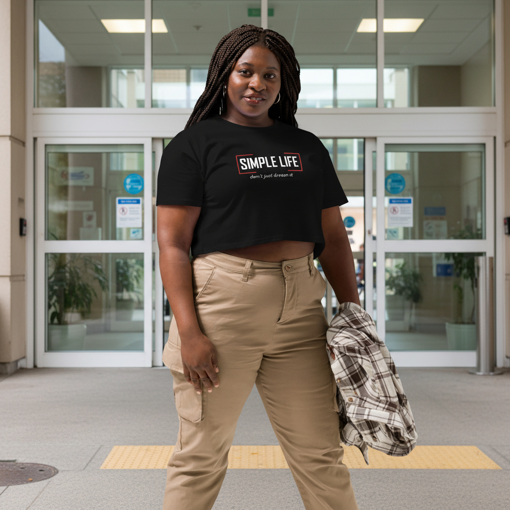 Women’s Crop Top (dark colours) don't just dream it