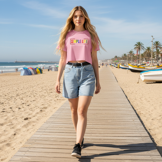 Women’s Crop Top LGBTQ+ (dark colours) don't just dream it