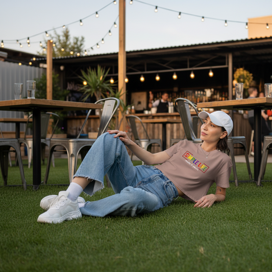 Women’s Crop Top LGBTQ+ (dark colours) make it yours