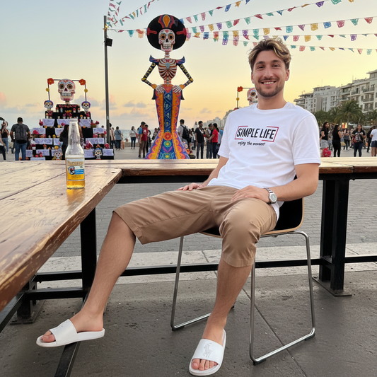 Short-Sleeve Men's T-Shirt enjoy the moment