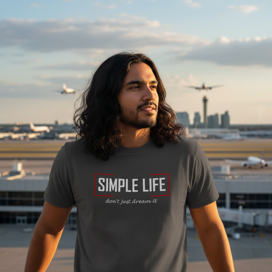 Men's Organic Mid-Light T-Shirt don't just dream it (dark colours)