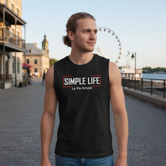 Men's Muscle Shirt (black) La Vie Simple