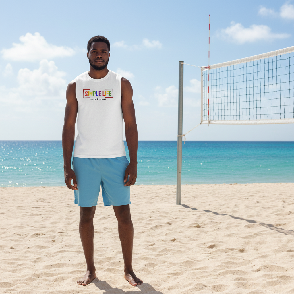 Men's Muscle Shirt LGBTQ+ (white) make it yours