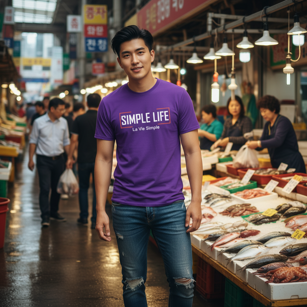 Men's Short-Sleeve T-Shirt La Vie Simple