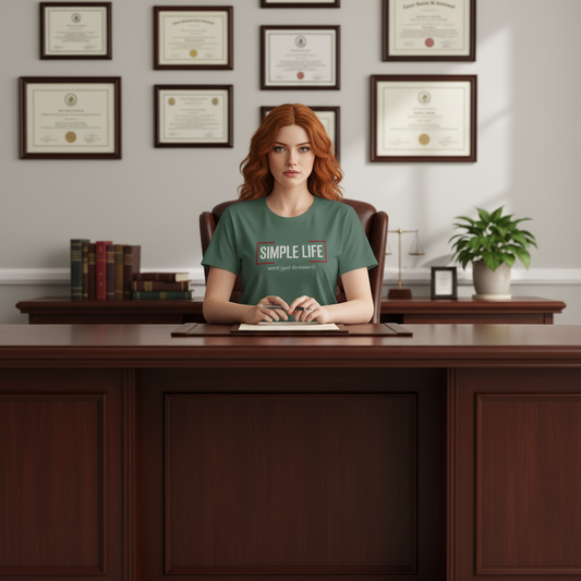 Women’s Organic Ribbed Neck T-Shirt (dark colours) don't just dream it