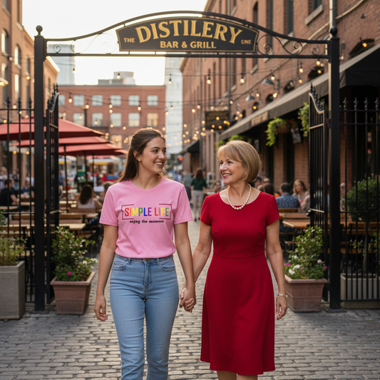 Women’s Organic Ribbed Neck T-Shirt LGBTQ+ (light colours) enjoy the moment