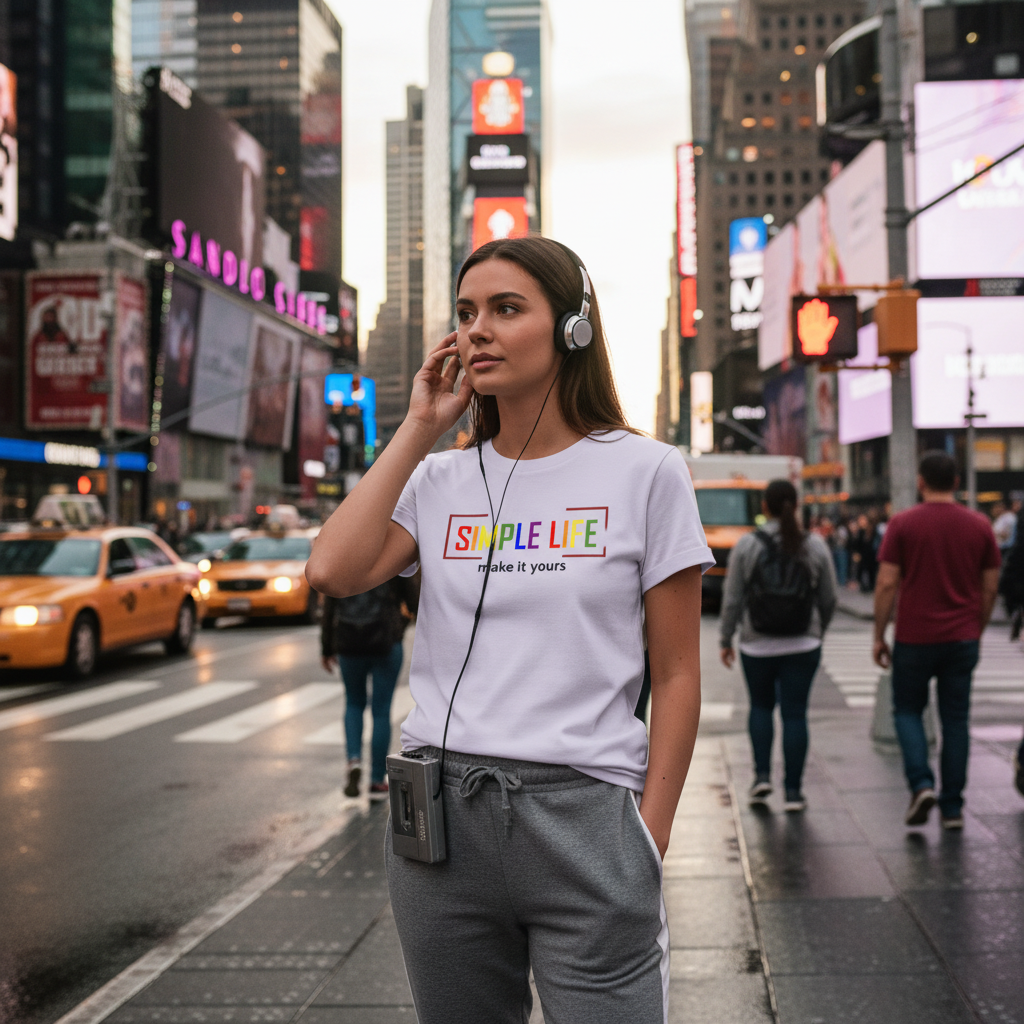 Women’s Organic Ribbed Neck T-Shirt LGBTQ+ (light colours) make it yours