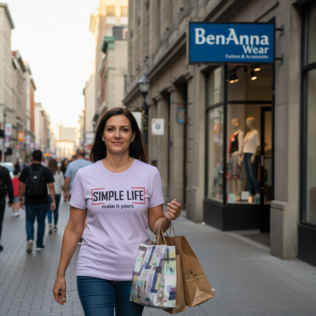 Women’s Organic Ribbed Neck T-Shirt (light colours) make it yours
