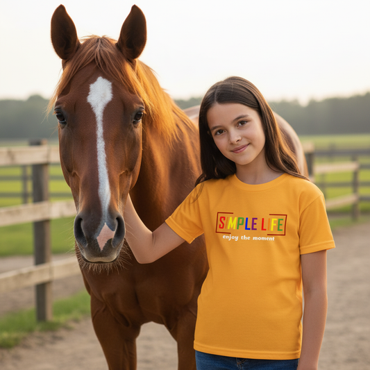Youth T-Shirt LGBTQ+ enjoy the moment